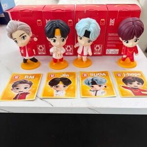McDonald's BTS Tiny Tan Encore Bundle of 4